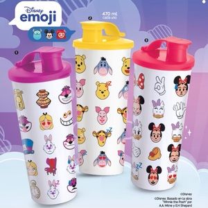 Tupperware Set of 3 16oz Tumbler with Flip Top Sea